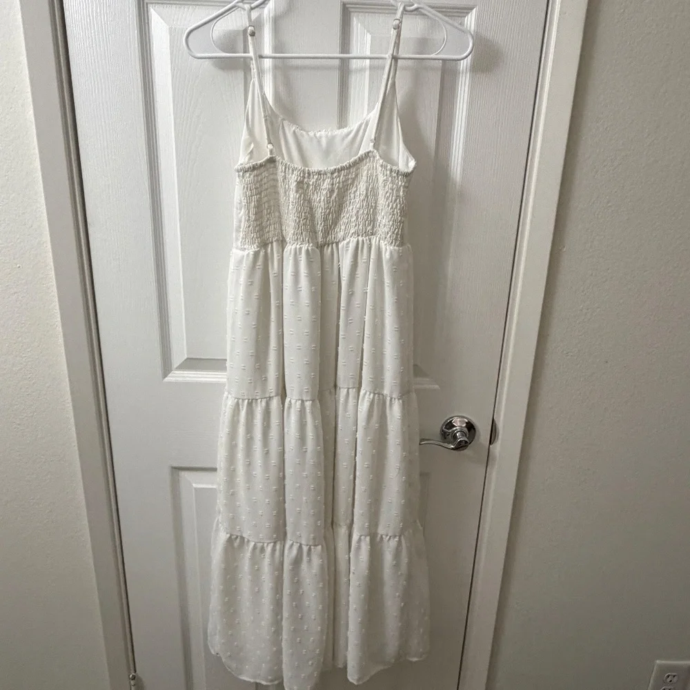 White midi sun dress - Picture 2 of 7